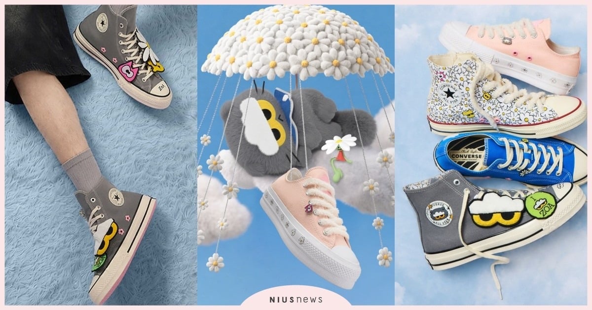 GD愛貓聯名CONVERSE 「4雙ZO&FRIENDS帆布鞋」開賣！小雛菊鞋、貓貓變商標 GD愛貓聯名CONVERSE、CONVERSE聯名、GD聯名、ZO&FRIENDS聯名、ZO&FRIENDS聯名CONVERSE、ZO&FRIENDS聯名CONVERSE台灣、ZOA聯名、ZO&FRIENDS聯名CONVERSE帆布鞋