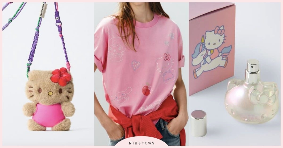ZARA偷上架28款「Hello Kitty三麗鷗聯名」！大頭香水只要490元、烤焦版包包必收 ZARAHello Kitty三麗鷗、ZARA三麗鷗聯名、ZARAHello Kitty聯名、三麗鷗聯名、Hello Kitty聯名、Hello Kitty童裝、三麗鷗童裝