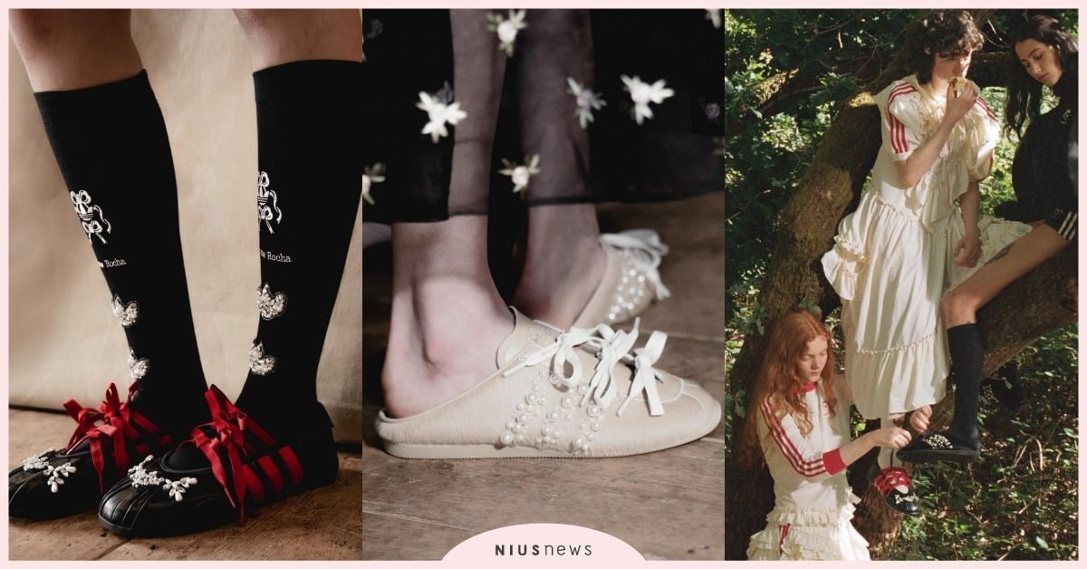 水鑽芭蕾舞鞋！adidas聯名Simone Rocha「公主的夢幻鞋款」台灣開賣，珍珠穆勒鞋超美 adidas Originals by Simone Rocha、adidas Originals聯名、adidas Originals  Simone Rocha聯名、adidas Originals by Simone Rocha台灣、Simone Rocha聯名鞋