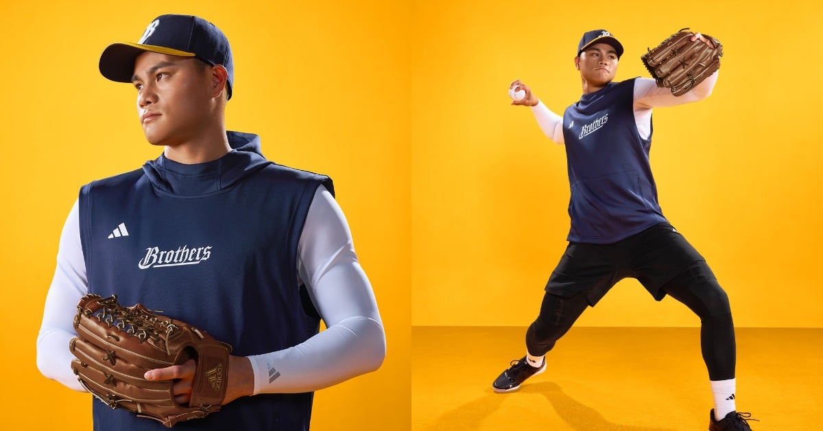 adidas中信兄弟全新聯名系列強勢登板，宋晟睿演繹球員訓練與日常風格 adidas、中信兄弟、CTBCBrothers、聯名系列、宋晟睿、爪迷、棒球時尚、應援穿搭