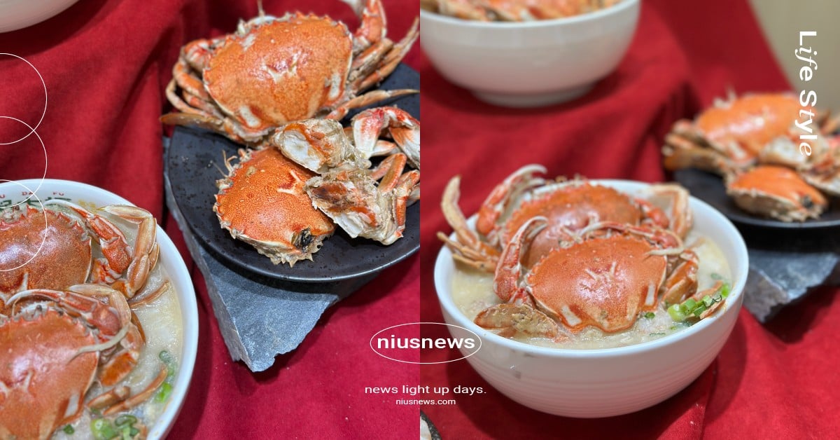秋天螃蟹季開吃！「粥大福」人氣季節限定「極鮮雙蟹粥」限量回歸 粥大福、極鮮雙蟹粥、秋蟹季、季節限定、海鮮美食、暖胃、高CP值、限量回歸