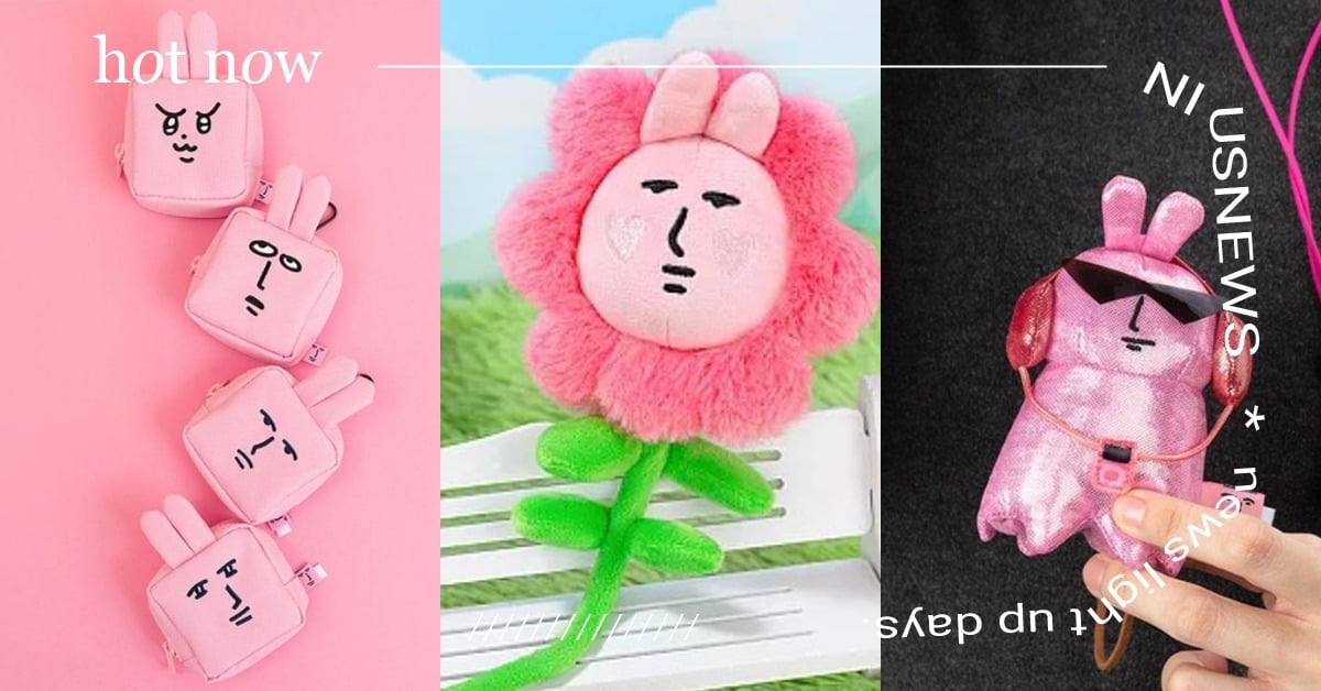越浮誇越愛！韓國爆紅IP「粉紅兔子My Friend Rabbit」快閃台隆南港，零錢包、絨毛掛件必收 快閃、粉紅兔子