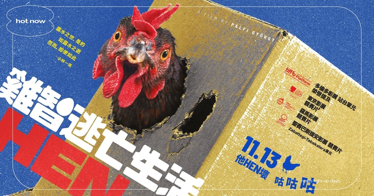 2026新片《雞智逃亡生活》HEN 11/13上映，真實雞演員演繹荒謬人生寓言 雞智逃亡生活、HEN、喬治帕爾菲、真實雞演員、魔幻獵奇、影展電影、2026電影、好威映象