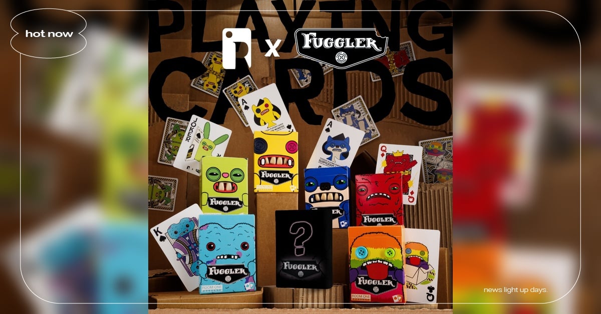 Room One × Fuggler 2026 盲盒撲克牌：醜萌怪獸躍上牌面，隱藏款太想收！ RoomOne、Fuggler、盲盒撲克牌、潮玩、收藏品、玩牌神器、醜萌、限量聯名