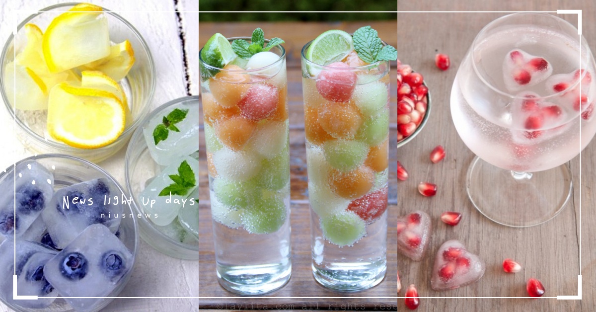 水果球、水果冰塊零難度！夏日必學7種「創意冰塊」做法大公開 冰塊、水果冰塊、花草冰塊、夏日、冰品