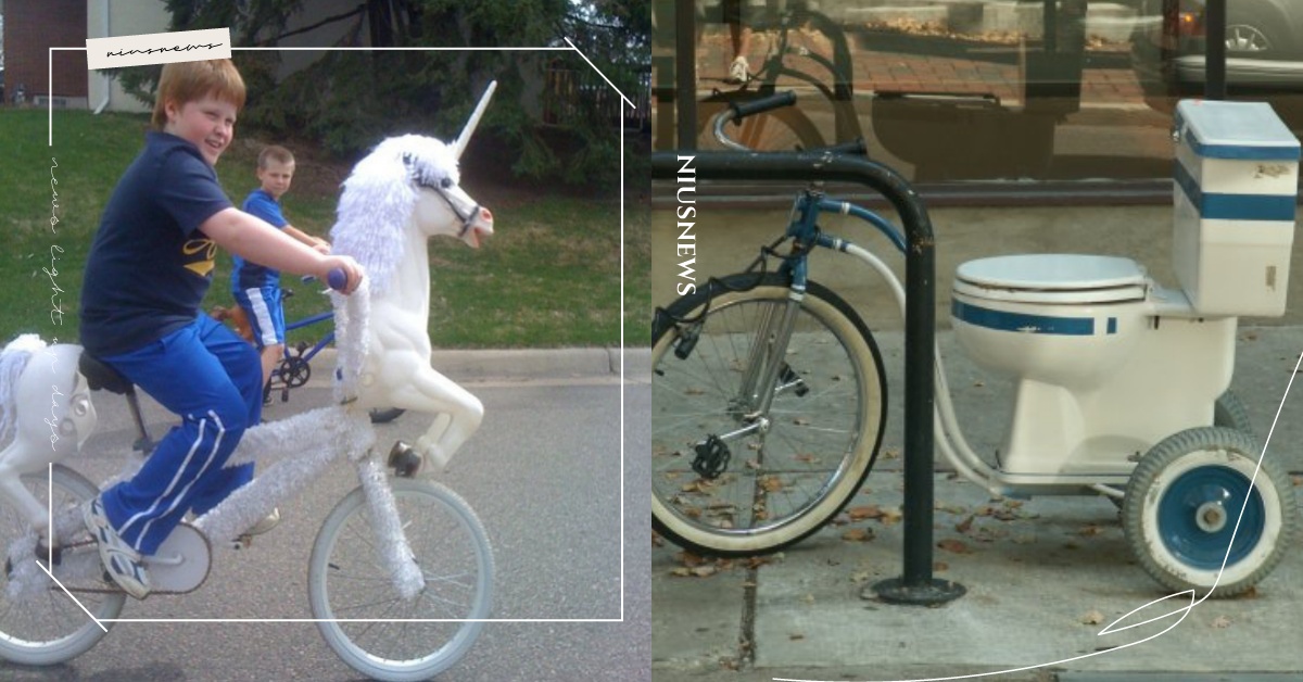 不知道該稱讚還是嫌棄？獵奇、創意一線之隔的「改造腳踏車」合輯 腳踏車、炫、時尚、發明、創意