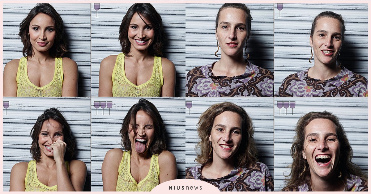 你還記得喝到第幾杯就嗨了嗎？攝影師Marcos Alberti喝醉前後攝影集 喝醉、聚會、開心、笑容、攝影、開趴、Marcos Alberti、微醺、朋友、好友、閨蜜、派對、變化、改變、壓力、僵硬、形象、鬼臉、放鬆、拘謹、自在、大笑、美麗、啤酒、酒、氣氛、