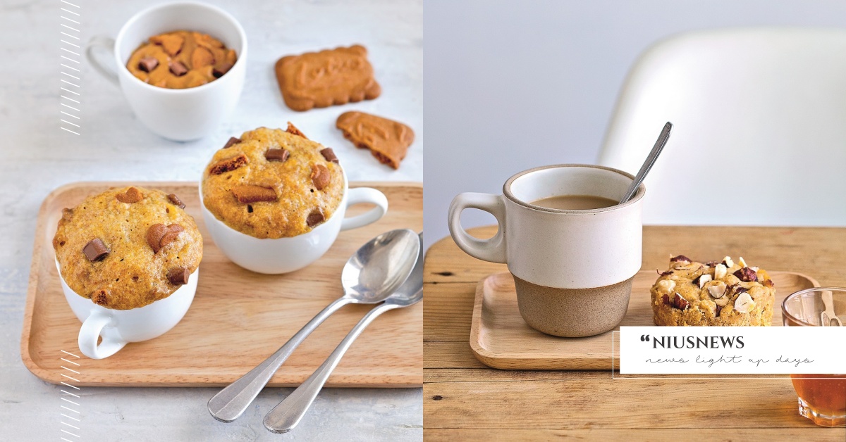 5分鐘就能打造的小份量甜點！3款手殘女孩必學馬克杯餅乾 馬克杯、餅乾、可愛、食譜、教學