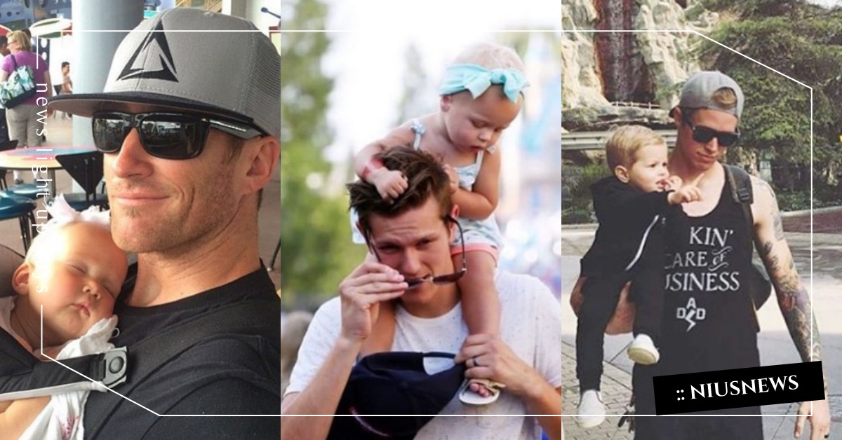 意圖催生的IG帳號！迪士尼樂園中的萌孩×帥爸，網：嘴角不自覺上揚啊！ 帥哥、養眼、爸爸、親子、迪士尼樂園