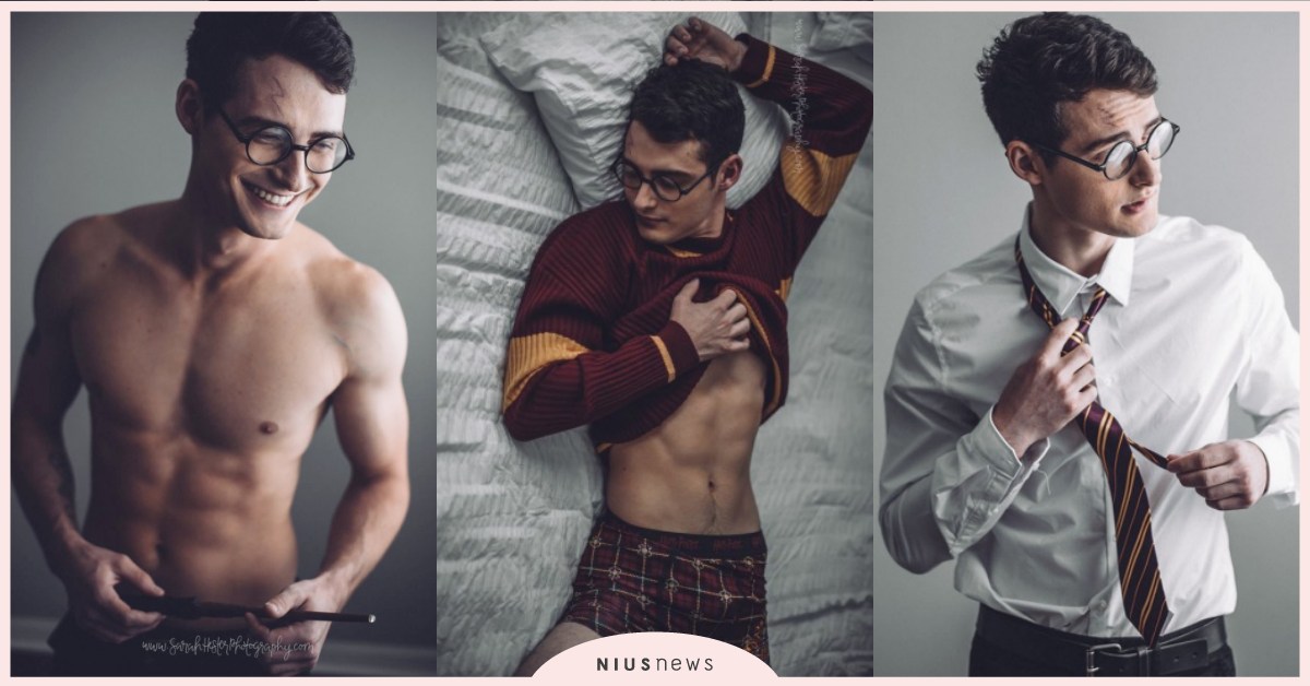 這款哈利我可以！讓人想入非非的哈利波特寫真 哈利波特、寫真、性感、男模、肌肉