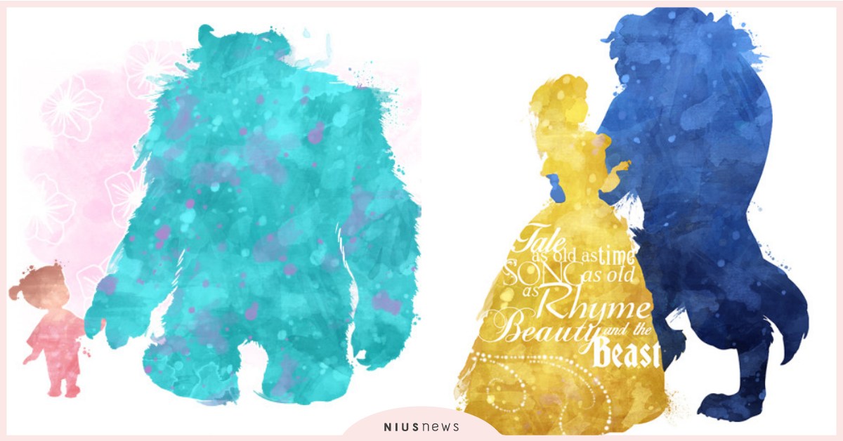 夢幻剪影與優美文字拼湊的迪士尼角色美圖！你看得出這是哪些經典人物嗎？ 迪士尼、剪影、littobitto、LittoBittoEverything、公主、經典、Amanda Ritter、藝術