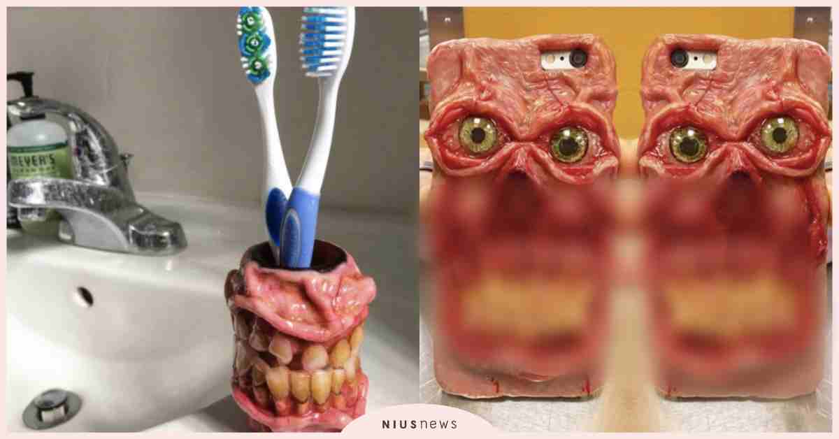 你敢拿著眼睛生蛆的手機殼嗎？噁爛沒有極限的超獵奇小物 可怕、噁心、手機殼、扭曲、獵奇、打火機、Joe Rowles、moldycreations