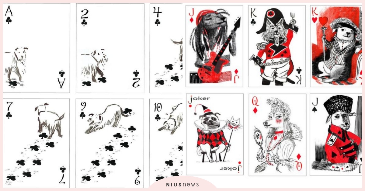 可愛到恍神忘記出牌！超萌狗狗插畫撲克牌讓人想收藏 john Littleboy、Artiphany、撲克牌、毛孩、可愛