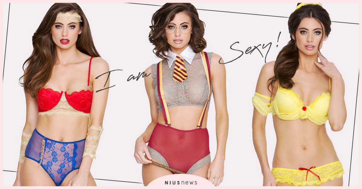 哈利波特、貝兒、茉莉公主風格的性感內衣長這樣？若隱若現的半透蕾絲辣到噴鼻血 內衣、性感、哈利波特、迪士尼公主、Yandy