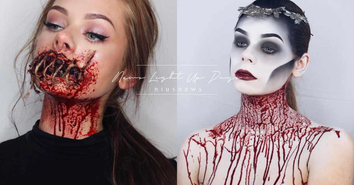 正妹要把自己給玩壞了啦！21歲挪威女孩不計形象大玩血腥特效妝 血腥、獵奇、正妹、部落格、Karolina Maria、傷口、特效妝、化妝、美妝、karolinagriciute、