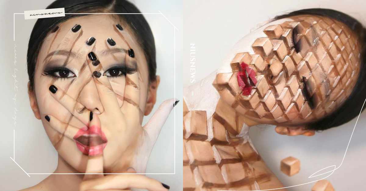 南韓幻覺藝術家超逼真創作「無限迴圈五官」，讓人又驚嘆又雞皮疙瘩 獵奇、暗黑系、指甲彩繪、幻覺藝術、Dain Yoon