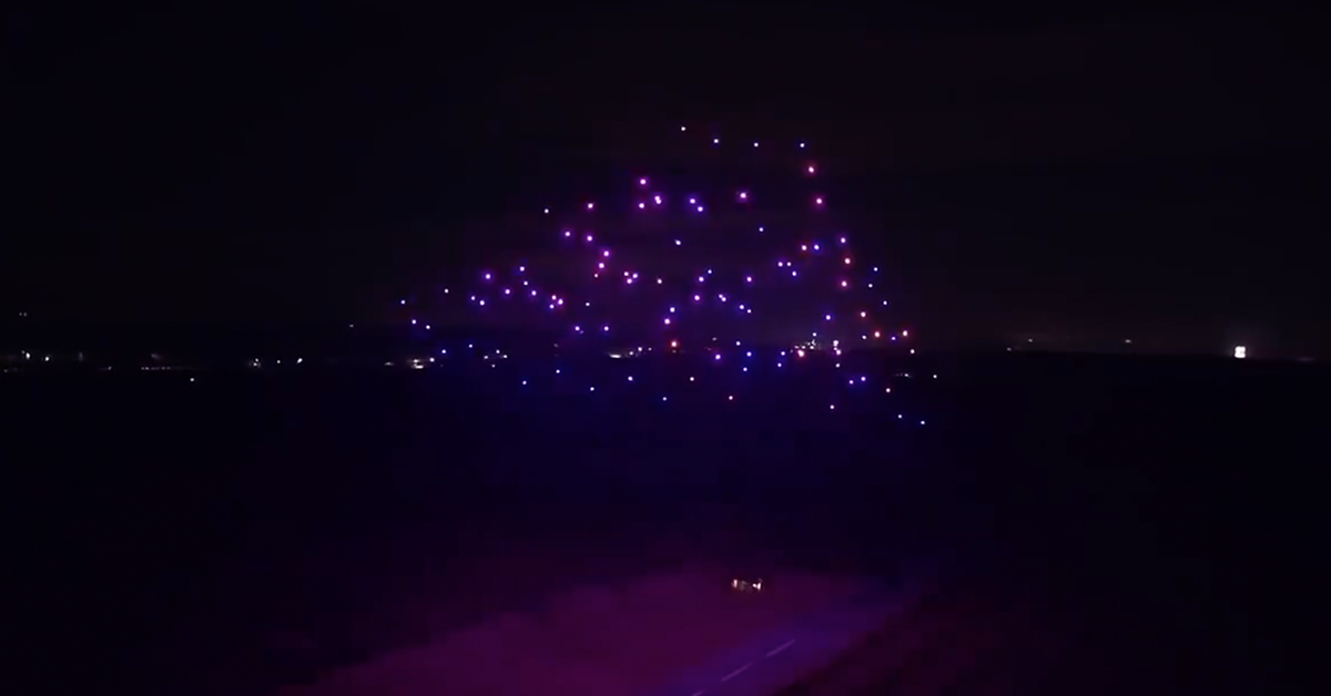 人生最驚豔的時刻，你一次最多看過幾台無人機？ 無人機、intel、命運交響曲