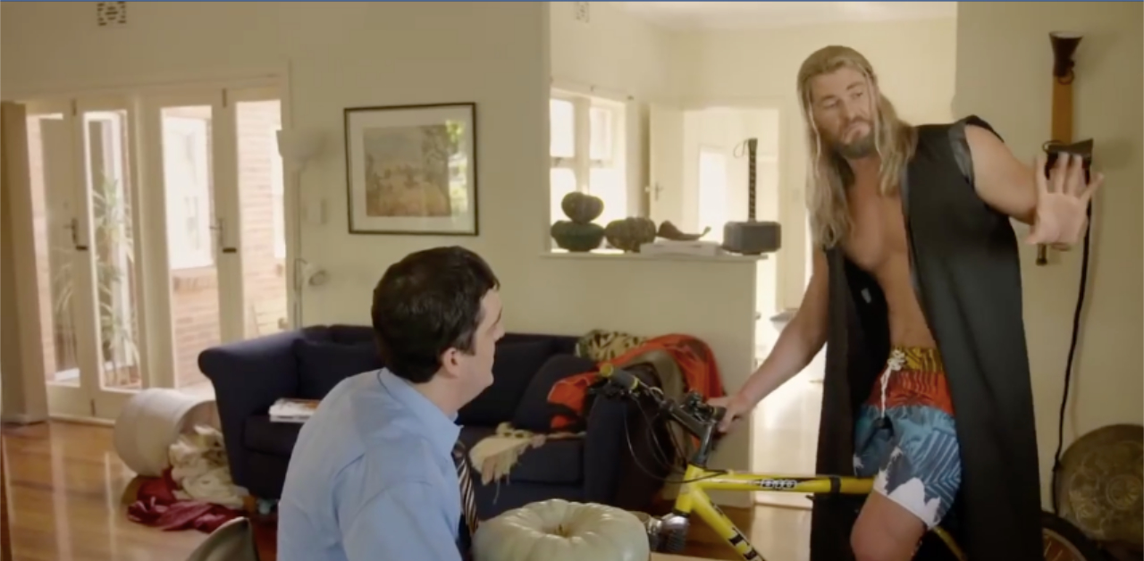 雷神索爾宅在家都在幹麻？ 澳大利亞廣告、雷神索爾、英雄內戰、宅、英雄、