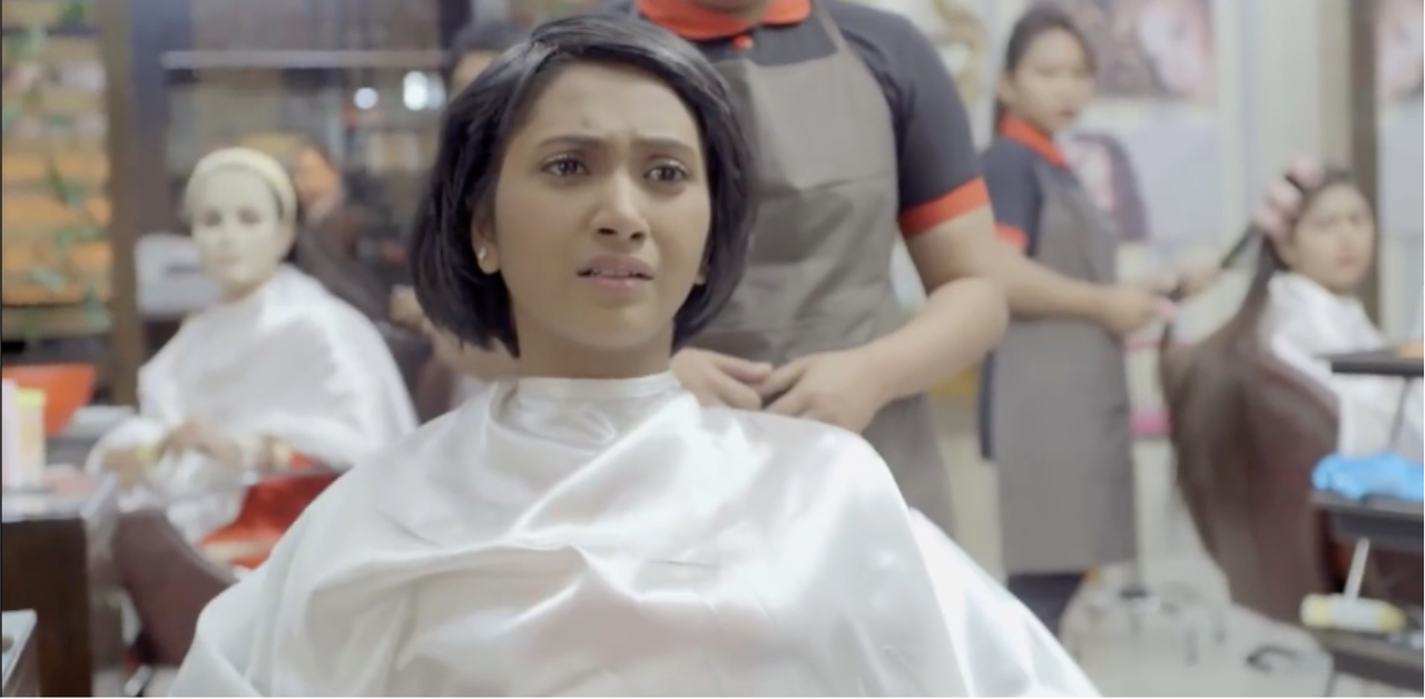 你想留長還是剪短？ 孟加拉廣告、長髮、短髮、選擇、施暴、霸凌、