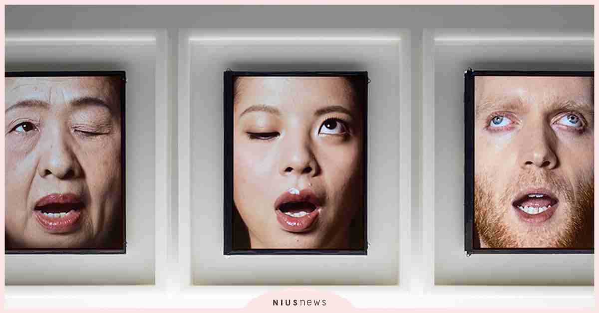 眼睛朝兩邊看就是9點15分！用表情就能看懂時間的微獵奇「人臉時鐘」 We+、Patience、耐心、人臉時鐘、獵奇、表情、時間