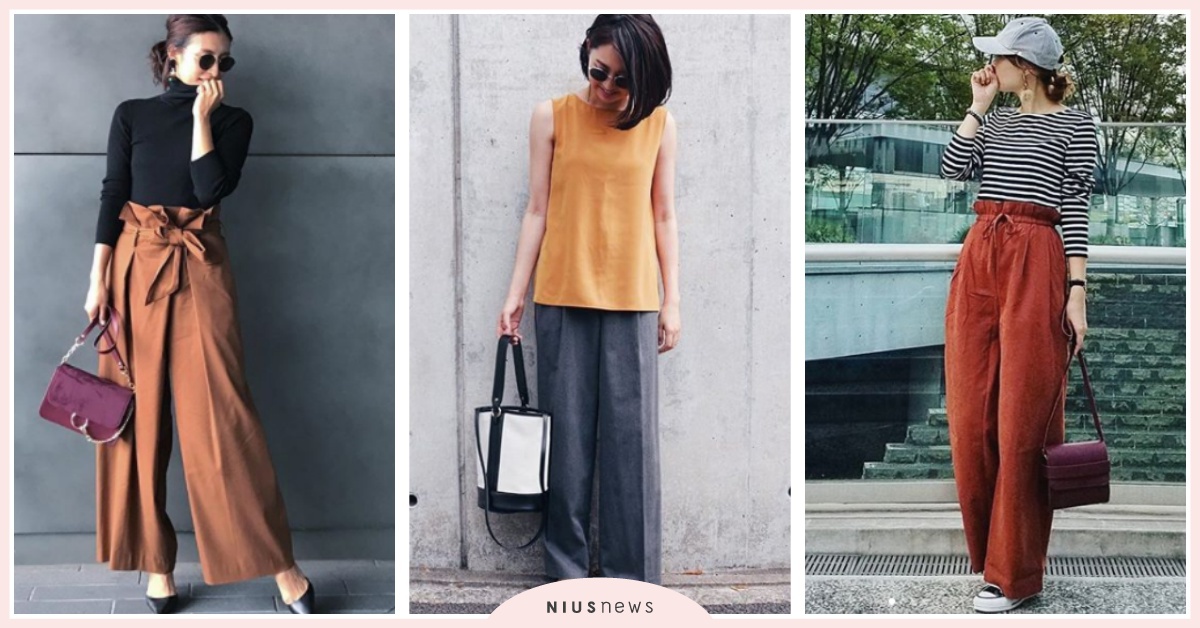 小心遮了屁股卻寬了腰啊！寬管褲矮胖感3大雷區千萬別硬闖 寬褲、穿搭、下半身、修飾、遮屁股、日本