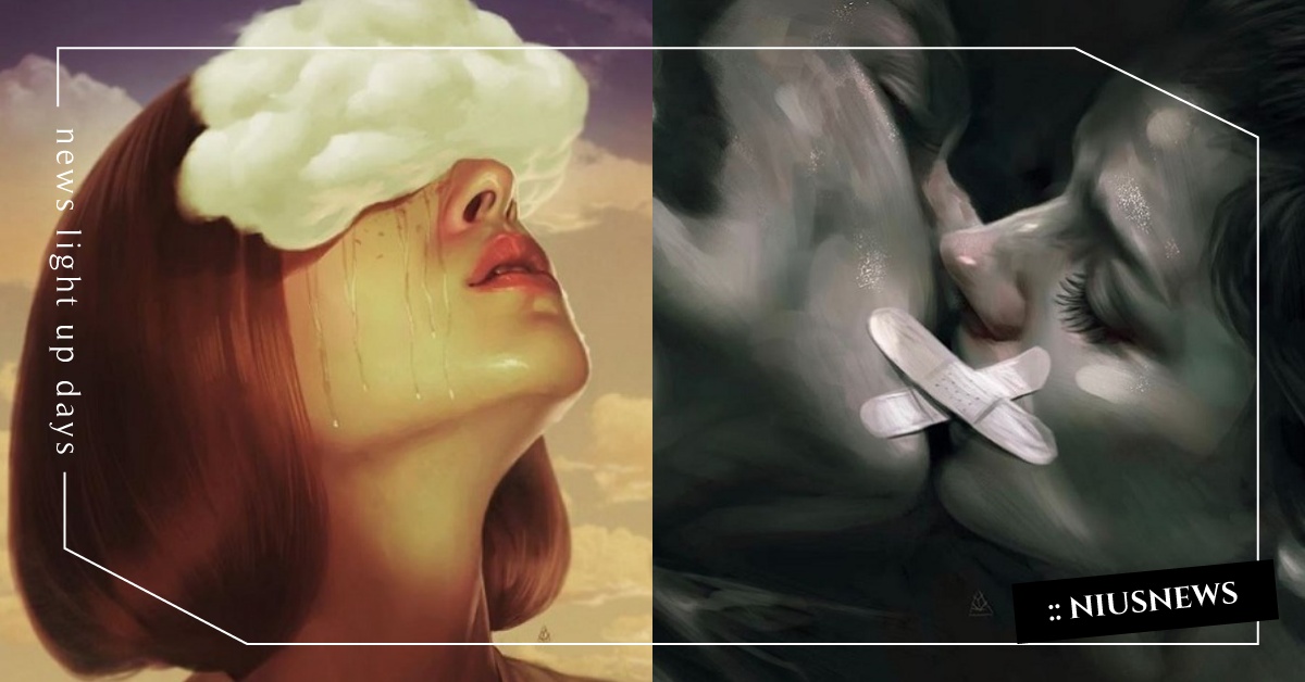 當憂鬱視覺化！再難說的心情也都「一眼就懂」的女子系插畫 情緒、種類、心情、插畫、圖像、土耳其、AykutAydoğdu、aykutmaykut、藝術