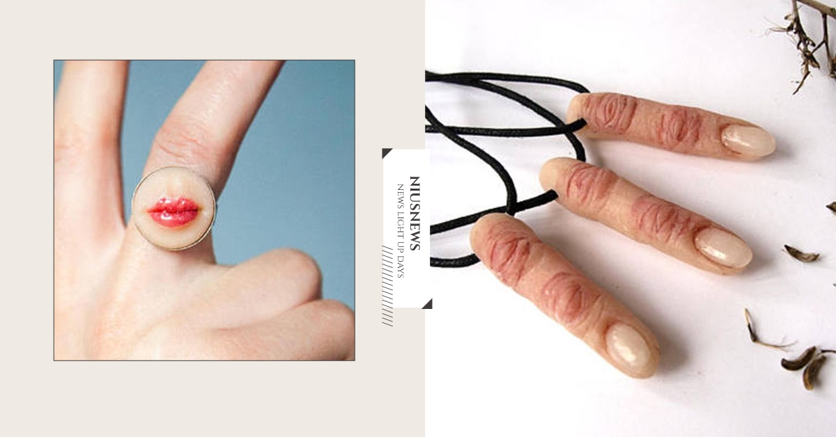 人頭項鍊你敢戴嗎？殺人魔最愛的人體雕像飾品 人體、五官、首飾、飾品、獵奇、可怕、livesculpture、逼真、Polina Verbitskaya