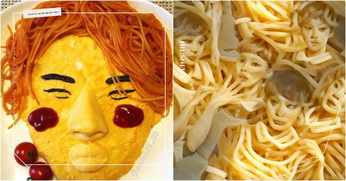 你敢吃？這蛋包飯、義大利麵是不是很眼熟！還原度99％的神乎其技「飯繪」瘋傳中 飯繪、BIGBANG、大聲、Red Velvet、韓星、韓星周邊、大聲蛋包飯、RV義大利麵