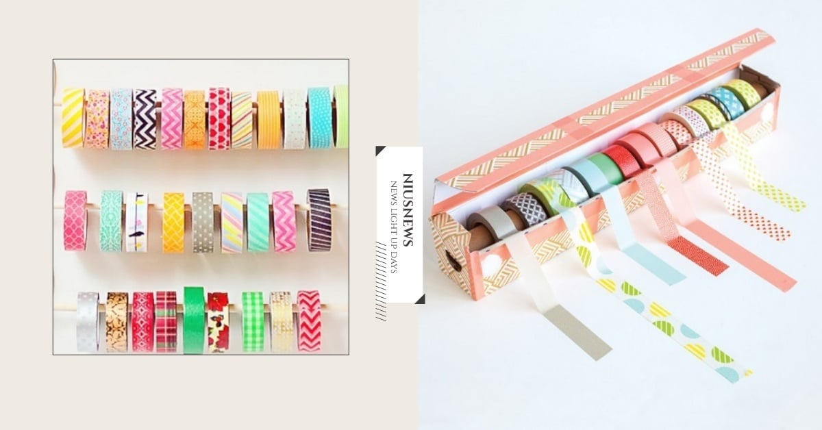 實用！文具控必學3招紙膠帶收納術！再也不怕買太多啦 紙膠帶、收納、DIY