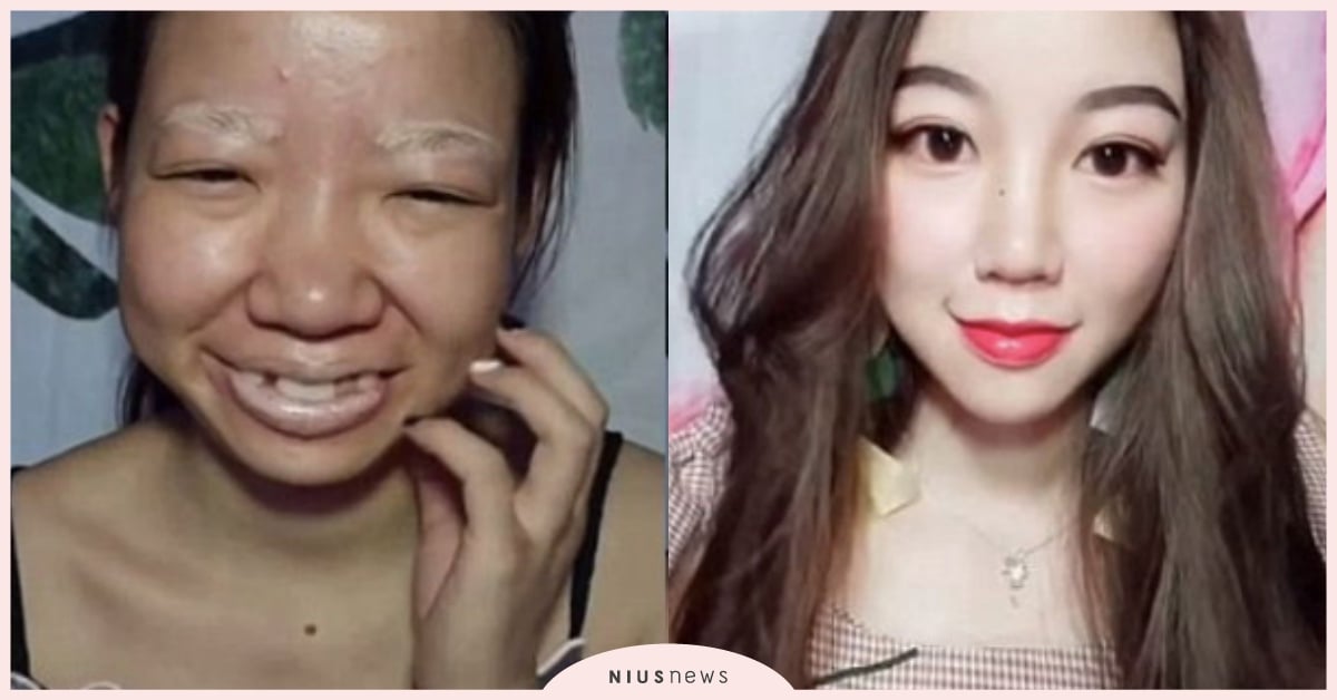 狂到英國媒體也報導！暴牙妹靠「神級彩妝術」變仙女，當眾卸妝鼻子脫落再次讓人尖叫！ 獵奇彩妝、暴牙變仙女、彩妝技巧、琦花花、抖音主播