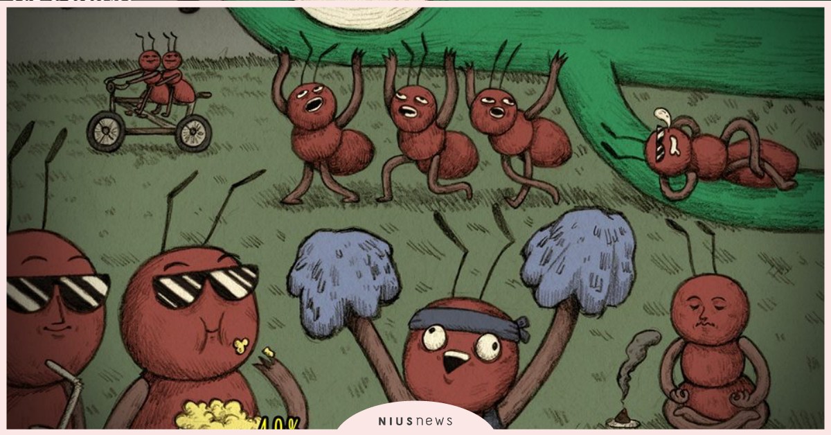 你知道嗎？有些螞蟻的工作就是負責耍廢喔 冷知識、 昆蟲、 儲備勞動力、 勤勞