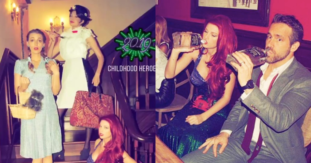 泰勒絲新年開趴扮小美人魚愛莉兒！吉吉哈蒂德變神仙褓姆、死侍夫妻檔也出動！ 泰勒絲、Taylor Swift、吉吉哈蒂德、布蕾克萊芙莉、萊恩雷諾斯