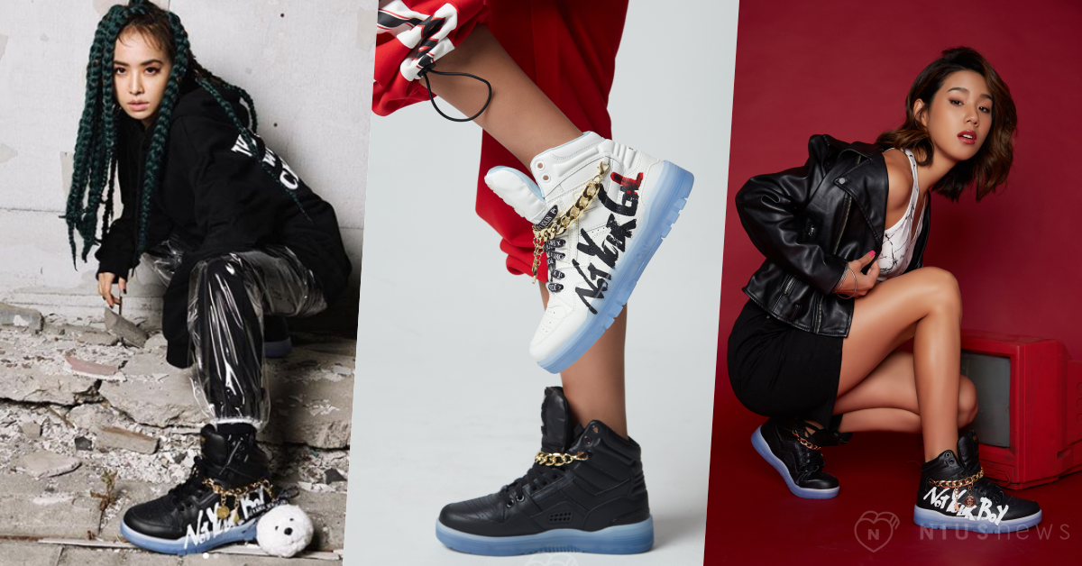 PONY × 蔡依林＃怪美的限量塗鴉鞋不怕不會穿～Angelina引領最潮日常！ 聯名、球鞋、Jolin、PONY、Angelina