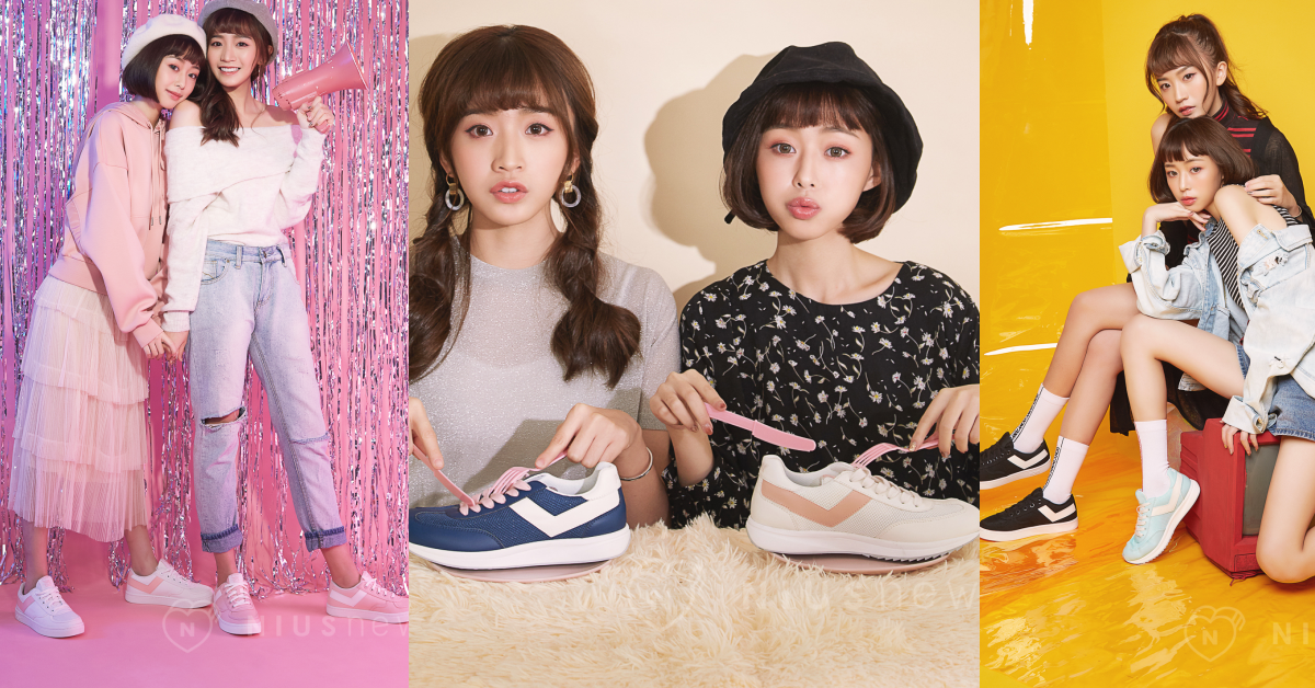 可愛糖果色系狙擊閨蜜少女心！#BBF成為街頭注目的焦點♡感情升溫從PONY開始～ PONY、球鞋、閨蜜、少女心、 姐妹鞋