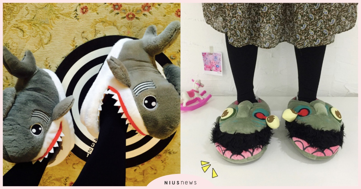 鯊魚！殭屍！家裡欠一雙，韓妞居家必敗「獵奇拖鞋」TOP4 韓國拖鞋、室內拖鞋、冬天拖鞋、樂高拖鞋、食物拖鞋、鯊魚拖鞋、殭屍拖鞋