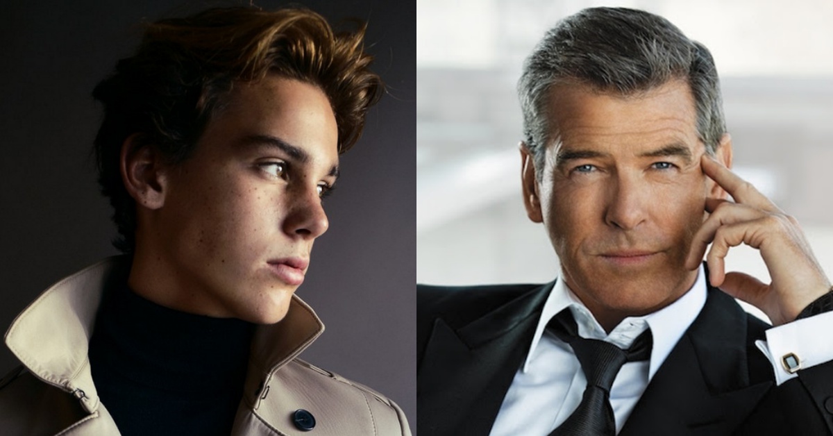 皮爾斯布洛斯南帥基因好強！17歲鮮肉帥兒就有188公分高瘦清秀、大長腿！｜新鮮肉 皮爾斯布洛斯南、Dylan Brosnan、Paris Brosnan、新鮮肉