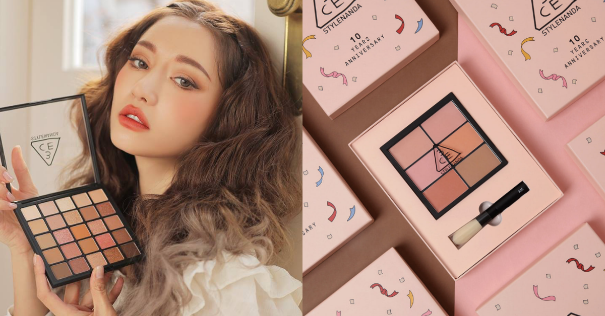 超狂25色眼影盤！3CE十週年限量版3款新品上市中 3CE、stylenanda、韓國彩妝、韓國美妝、3CE十週年、眼影盤、腮紅盤