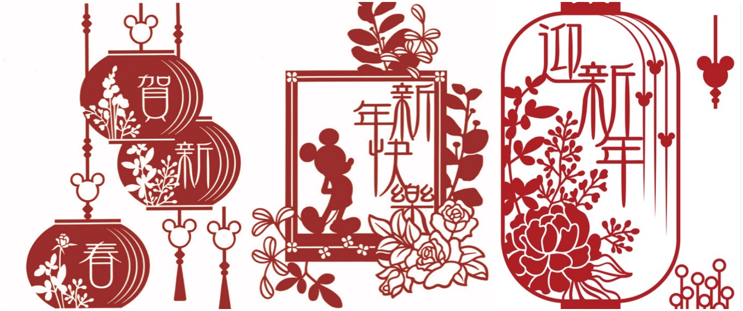 HOLA伊藤全系列清掃大軍！新年佈置萌力滿點：手繪春聯、米奇窗花吊飾 