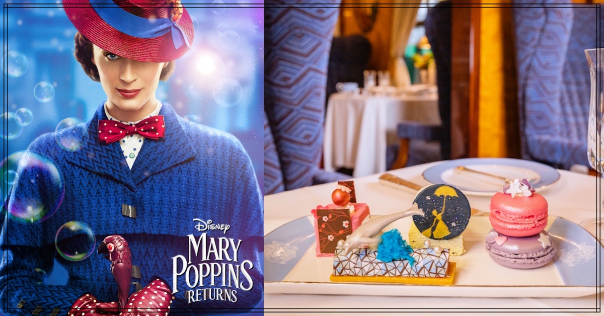 慶祝迪士尼《愛‧滿人間》上映！倫敦「古董列車主題午茶」帶你穿越魔法電影世界 迪士尼、魔法保姆、愛‧滿人間、古董列車、午茶、魔法、奢華、倫敦、網卡