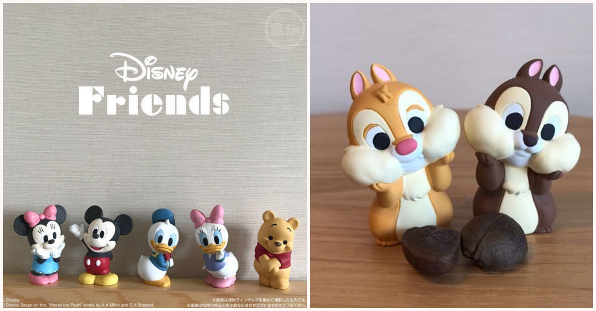 奇奇蒂蒂吃到腮幫子鼓起來啦！萬代推出肥滋滋「Disney Friends」萌食玩 日本、萬代、迪士尼、米奇、米奇、唐老鴨、黛西、奇奇蒂蒂、小熊維尼、Disney Friends、可愛、療癒、食玩