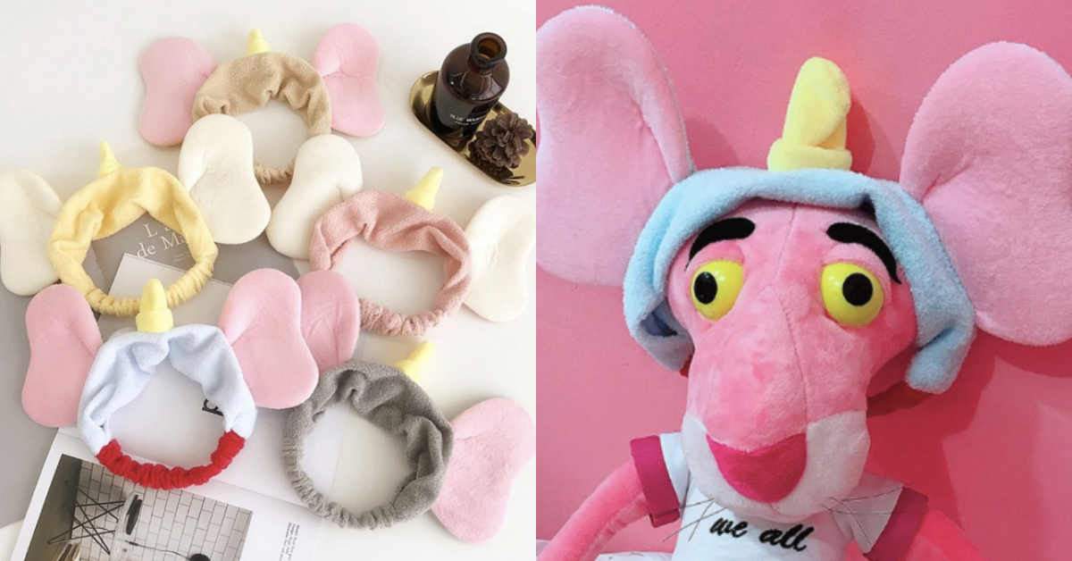 可愛度滿分！韓國5色「小飛象」洗臉髮帶超萌登場 小飛象、Dumbo、造型髮帶、洗臉髮帶、可愛