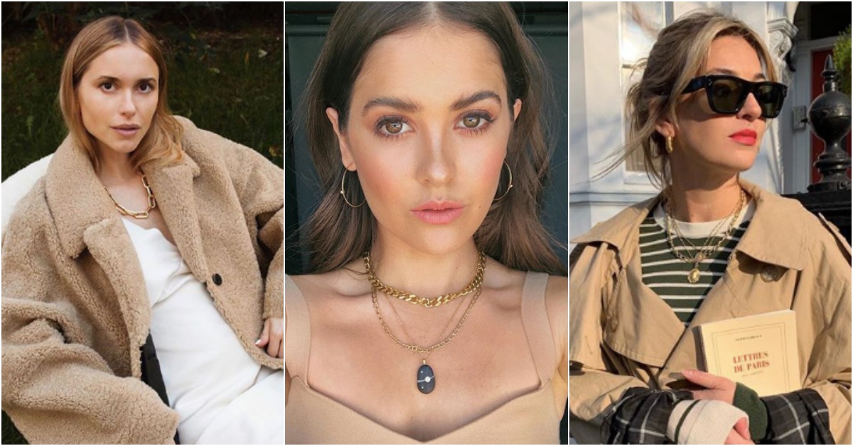 百戴不膩的鎖鍊項鍊！變換多種造型，怎麼戴都好時髦！ 鎖鍊項鍊、飾品、Accesories、流行、時尚、穿搭