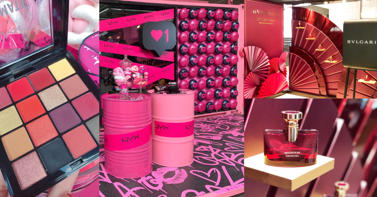 NYX粉紅跳跳糖球池、寶格麗新年喜氣布景太好拍！美妝限時快閃打卡點又來了 快閃店、NYX、寶格麗、翻玩色彩烏托邦快閃店