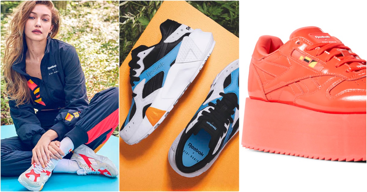 吉吉哈蒂德操刀「REEBOK女王老爹鞋」超限量放火！還有5.5CM夢幻增高厚底款 吉吉哈蒂德、吉吉哈蒂德球鞋、Gigi Hadid聯名、REEBOK×Gigi Hadid、聯名老爹鞋、增高球鞋