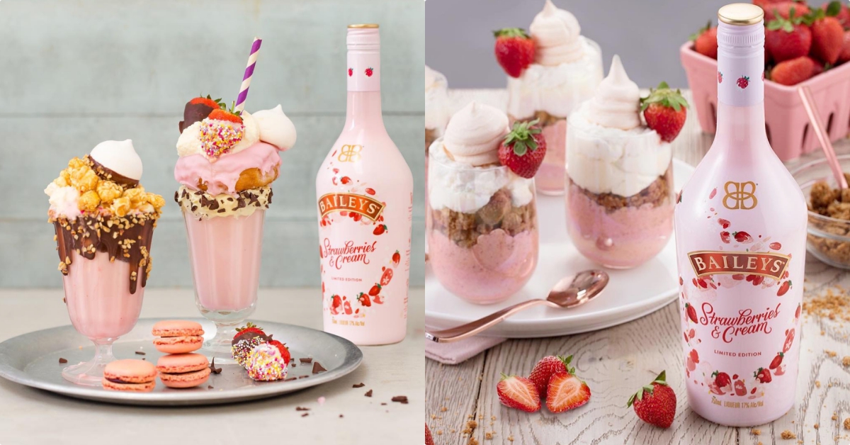 瘋遍IG「貝禮詩草莓奶酒」全民瘋搶再+1！夢幻粉嫩現身好市多♡ 貝禮詩、草莓奶酒、Costco、英國、酒