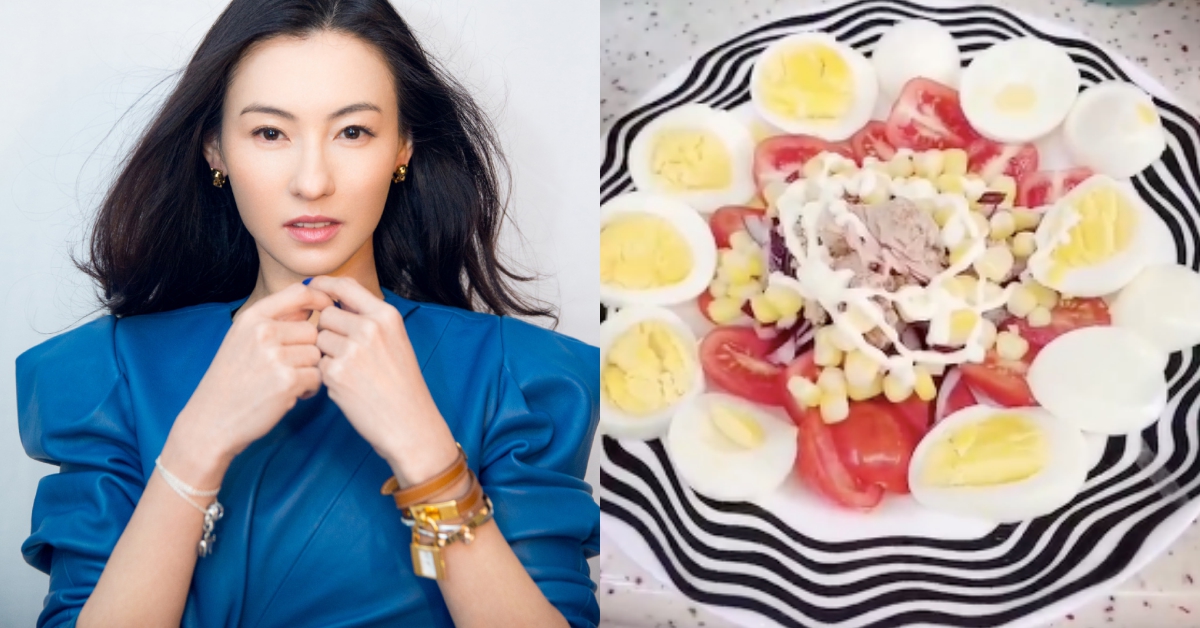 跟著吃擺脫年後肥！張柏芝親自示範超簡單「輕食沙拉」，飽足又能減輕身體負擔 張柏芝、輕食沙拉、年後發福