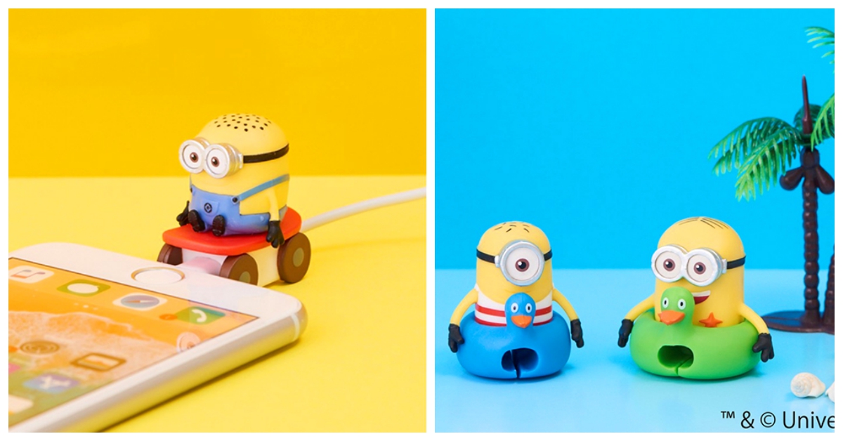 小小兵把手機充電線當成遊樂場了！Cable Bite動漫聯名款新成員報到 Cable Bite、充電線保護套、動漫、聯名、小小兵