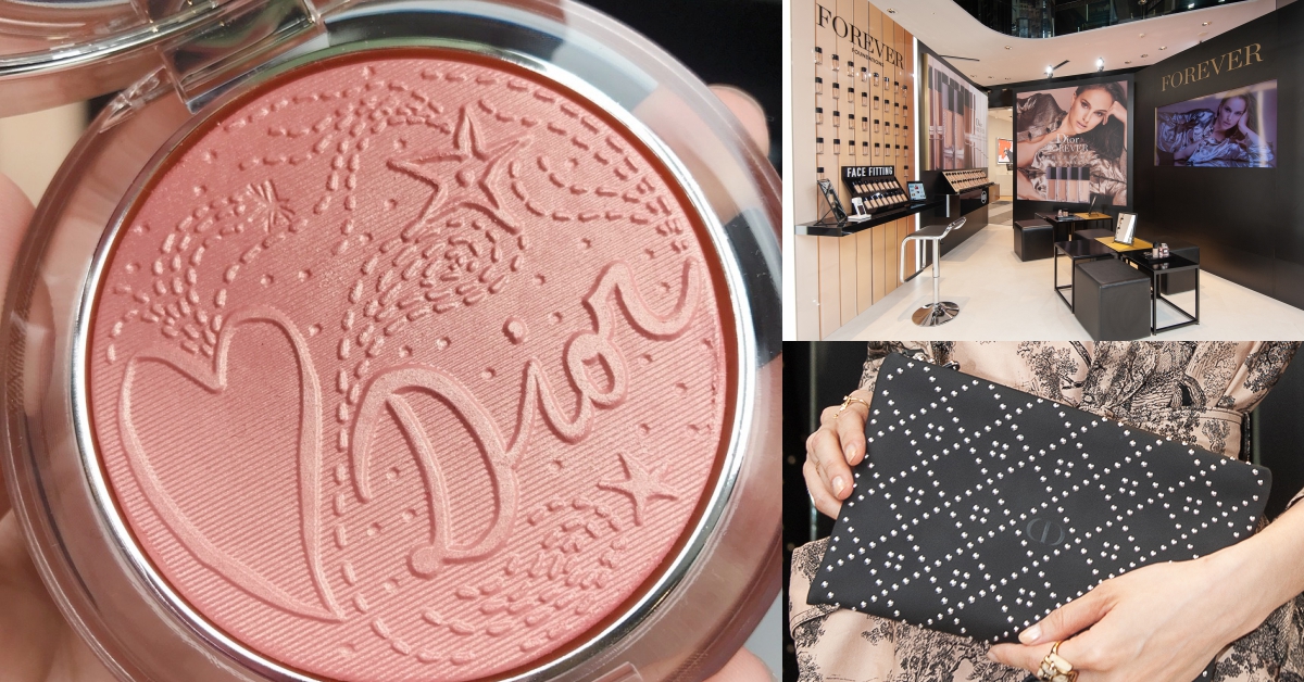 愛心蜜粉餅光澤太放閃！Dior超完美快閃店獨賣商品一次看，滿額還送超美手拿包 Dior超完美快閃店
