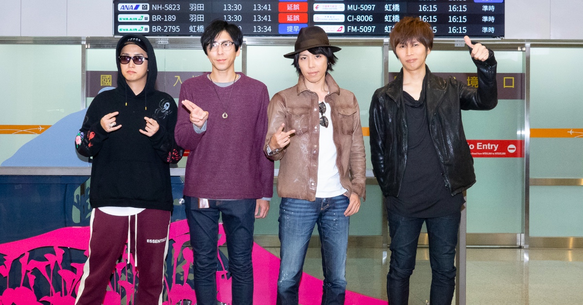 日本視覺系樂團「SID」來台灣陪歌迷度過情人節！甜蜜喊話：「好想念台灣粉絲」 SID、台灣、MAO、AKI、SHINJI