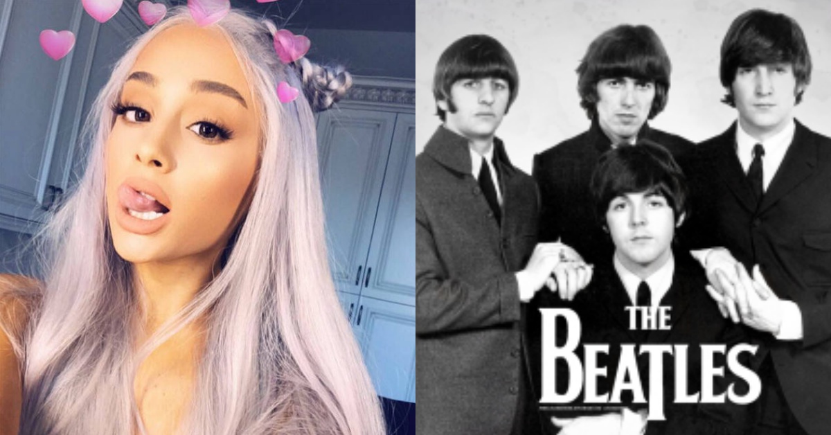 上一次這紀錄是55年前披頭四！亞莉安娜好狂，一人三首單曲獨佔告示牌前三名！ 